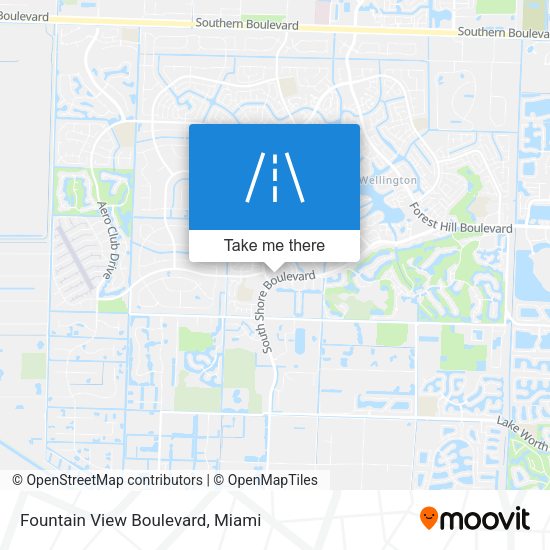 Fountain View Boulevard map