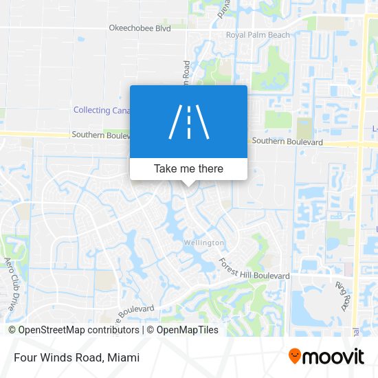 Mapa de Four Winds Road
