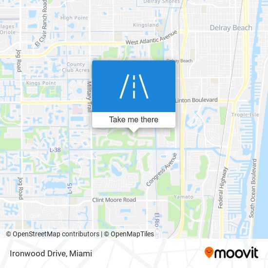 Mapa de Ironwood Drive