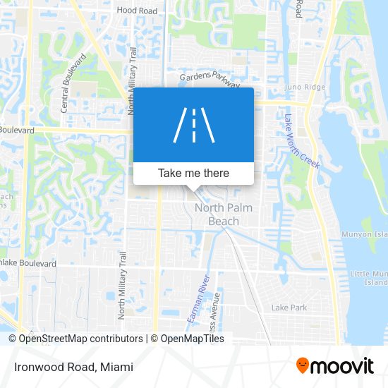 Mapa de Ironwood Road