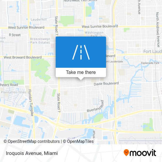 Mapa de Iroquois Avenue
