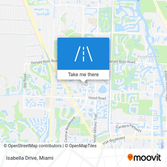 Mapa de Isabella Drive