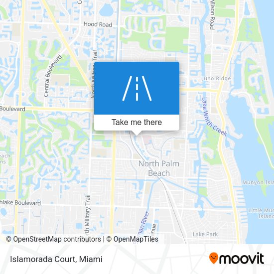 Mapa de Islamorada Court