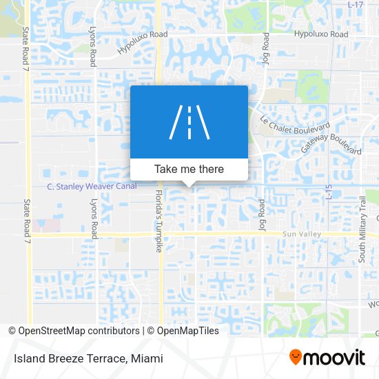 Mapa de Island Breeze Terrace