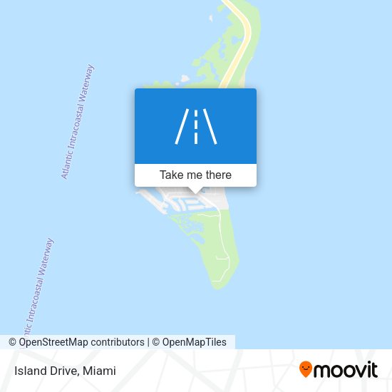 Island Drive map