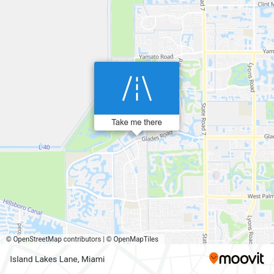 Mapa de Island Lakes Lane