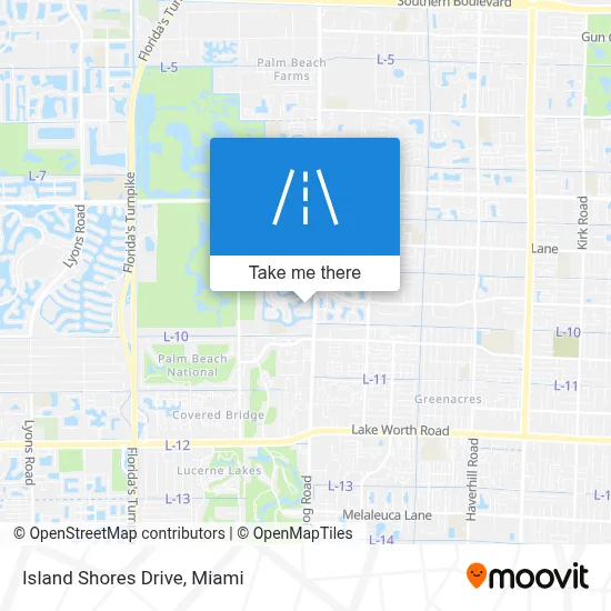 Island Shores Drive map