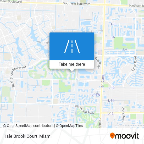 Isle Brook Court map