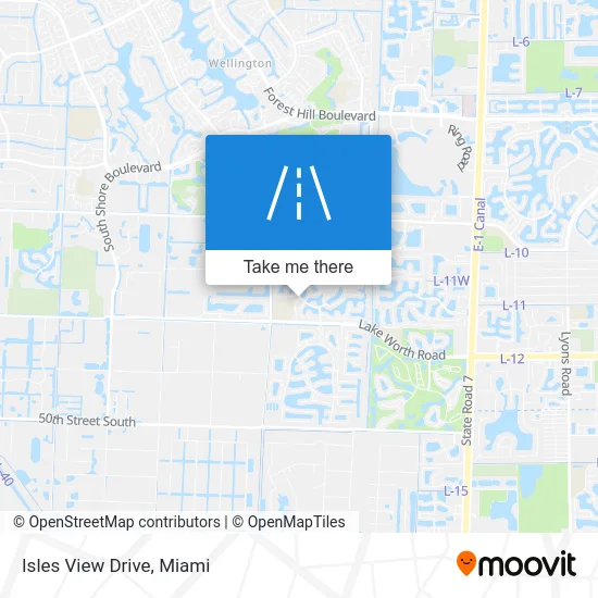 Isles View Drive map