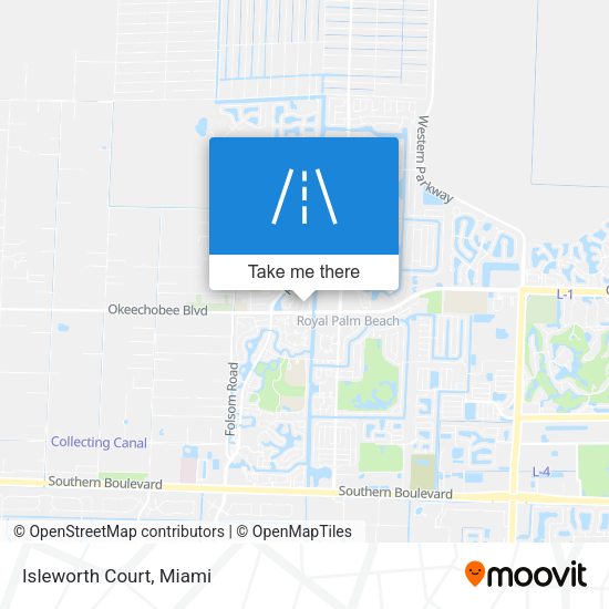 Mapa de Isleworth Court