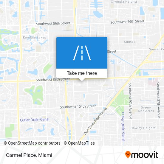 Mapa de Carmel Place
