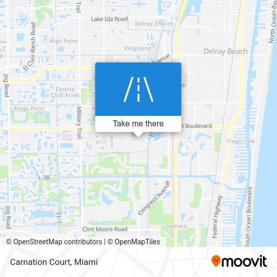 Carnation Court map