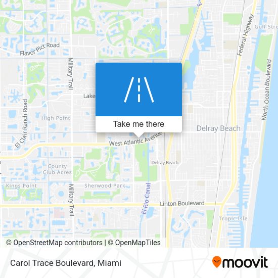 Carol Trace Boulevard map