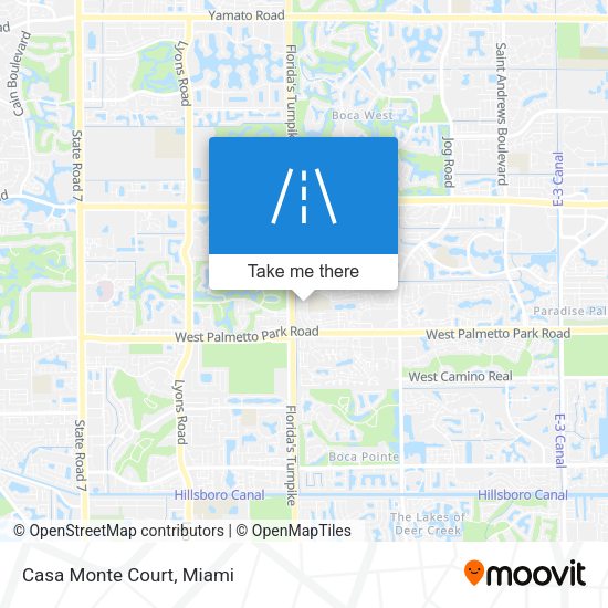 Casa Monte Court map