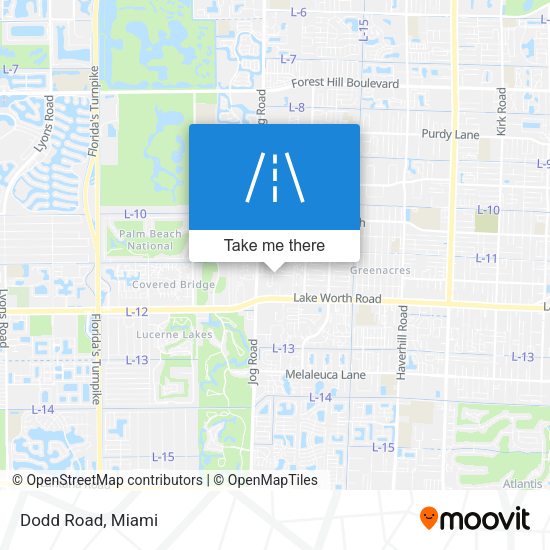 Mapa de Dodd Road