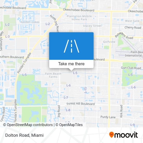 Mapa de Dolton Road