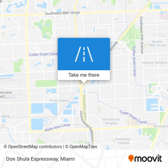Mapa de Don Shula Expressway