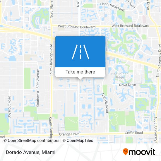 Mapa de Dorado Avenue