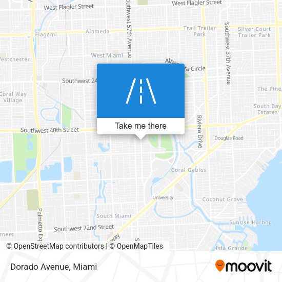 Mapa de Dorado Avenue