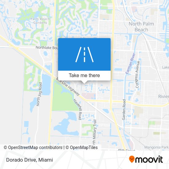 Mapa de Dorado Drive