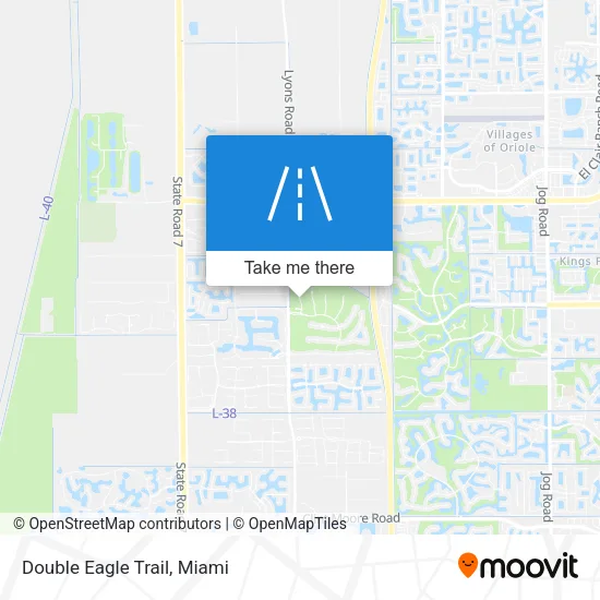 Double Eagle Trail map