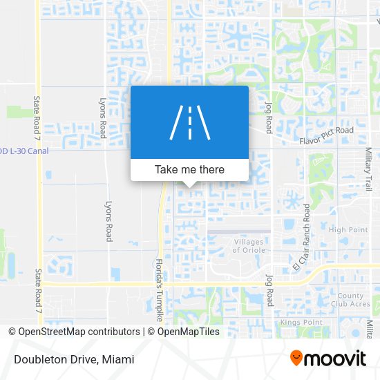 Doubleton Drive map