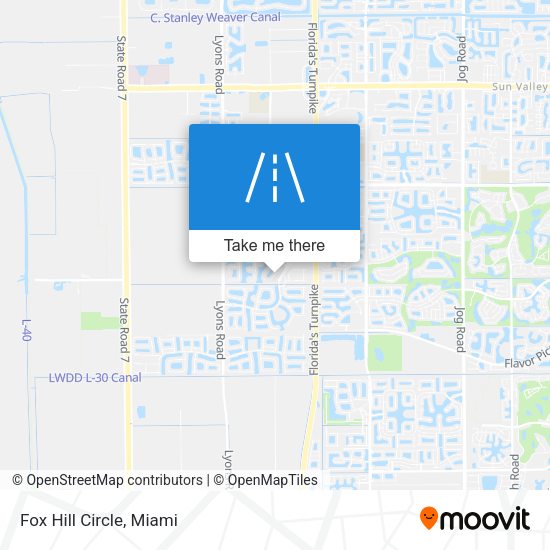 Mapa de Fox Hill Circle