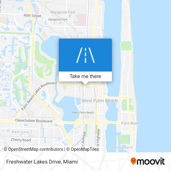 Mapa de Freshwater Lakes Drive
