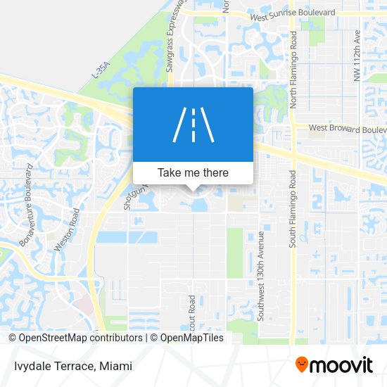 Mapa de Ivydale Terrace