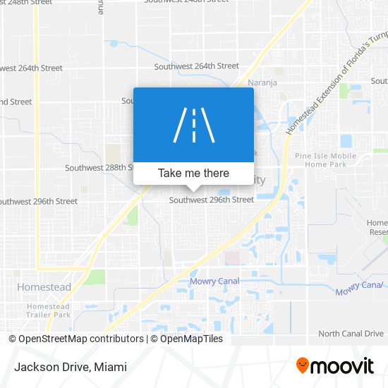 Jackson Drive map