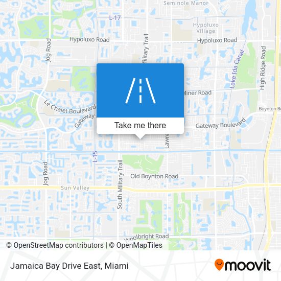 Jamaica Bay Drive East map