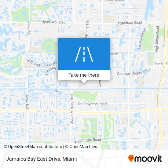 Mapa de Jamaica Bay East Drive