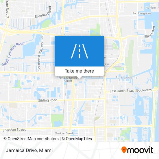 Mapa de Jamaica Drive