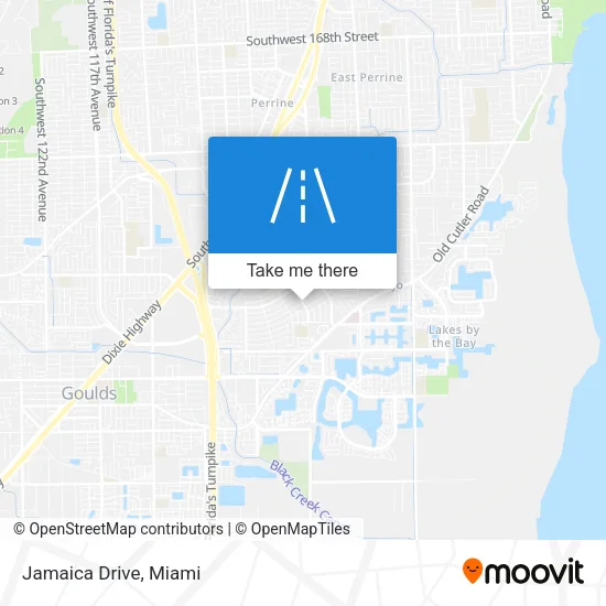 Jamaica Drive map
