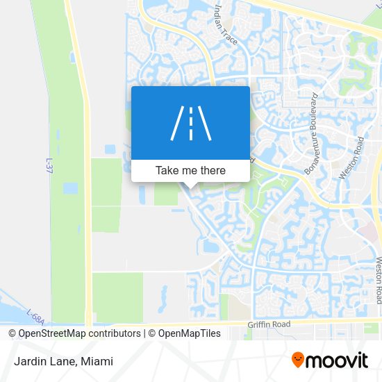 Mapa de Jardin Lane