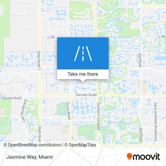 Mapa de Jasmine Way