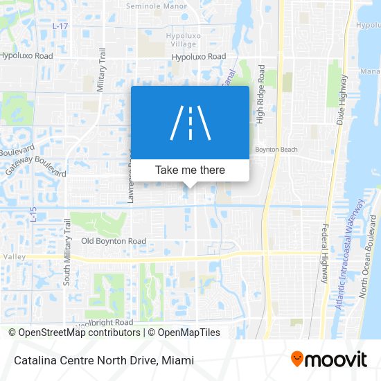 Catalina Centre North Drive map