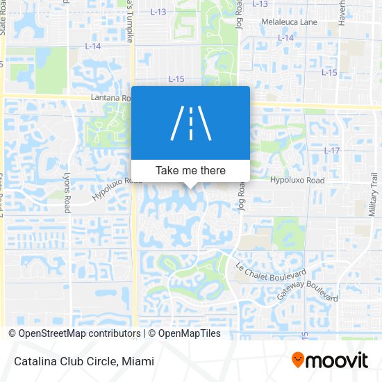 Mapa de Catalina Club Circle