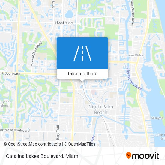 Catalina Lakes Boulevard map