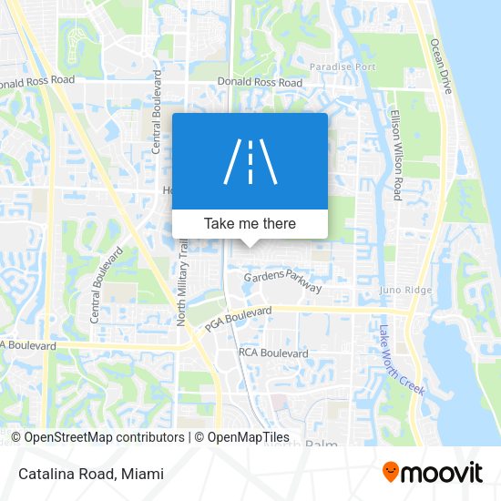 Mapa de Catalina Road