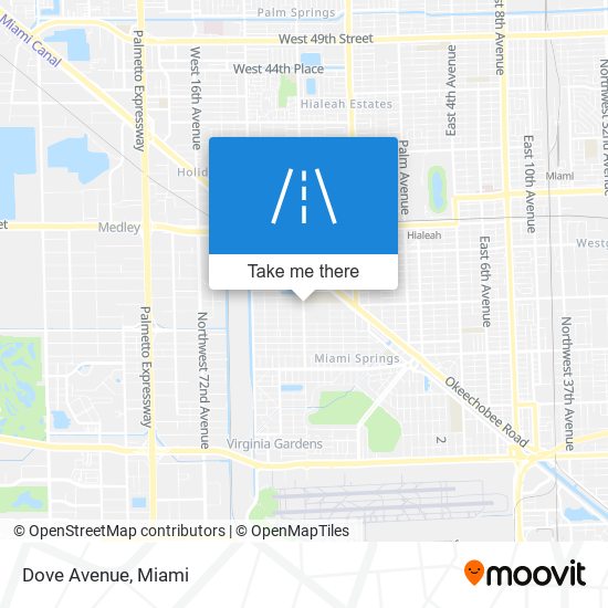 Dove Avenue map