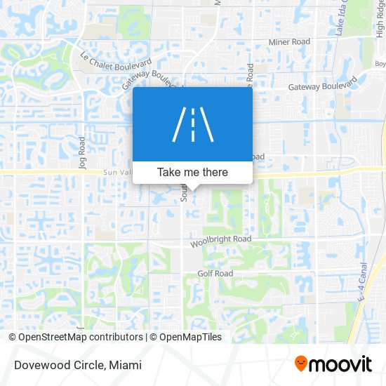 Mapa de Dovewood Circle