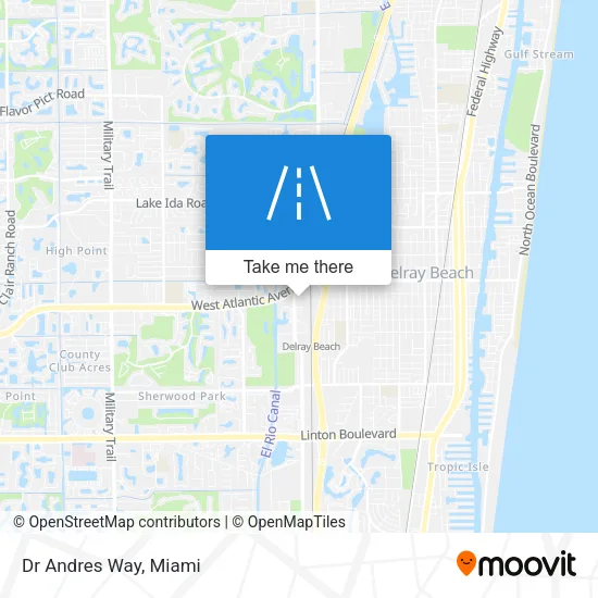 Dr Andres Way map