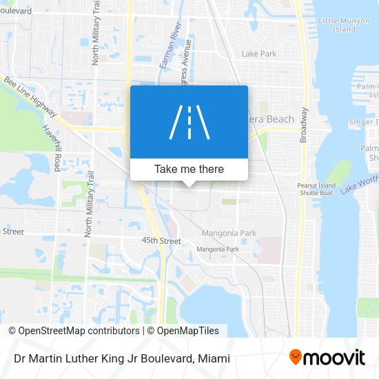 Dr Martin Luther King Jr Boulevard map