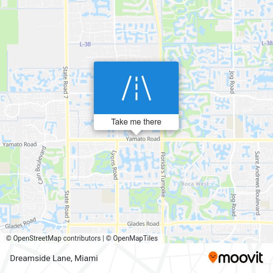 Mapa de Dreamside Lane