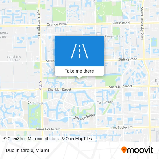 Dublin Circle map