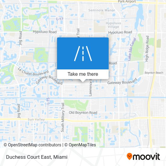 Mapa de Duchess Court East