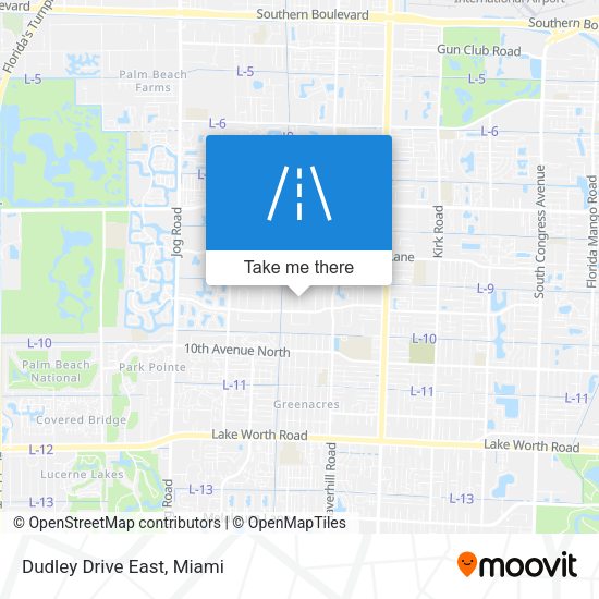 Dudley Drive East map