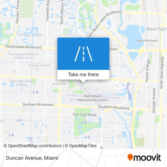 Mapa de Duncan Avenue