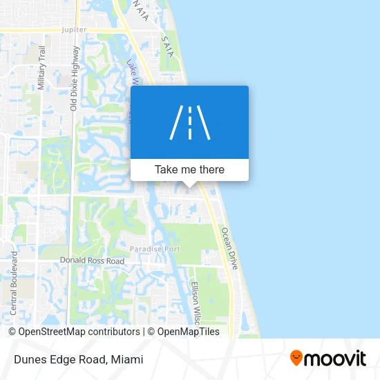Dunes Edge Road map